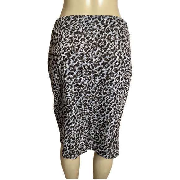 Kasper Size Large Pull-On Animal Print Stretch Pencil Skirt. New With Tags. - Picture 5 of 7
